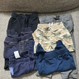 Kids Camouflage and Solid Color Bottoms Bundle